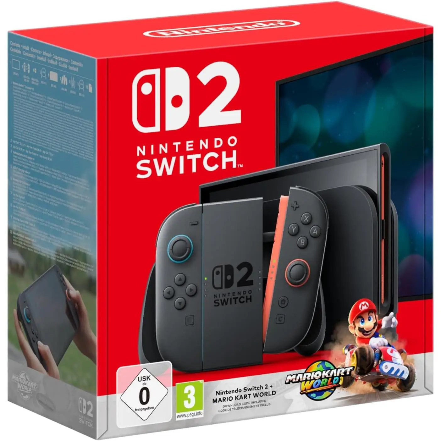 Console Nintendo Switch 2 + Mario Kart World Nuovo sigillato PAL Spagna