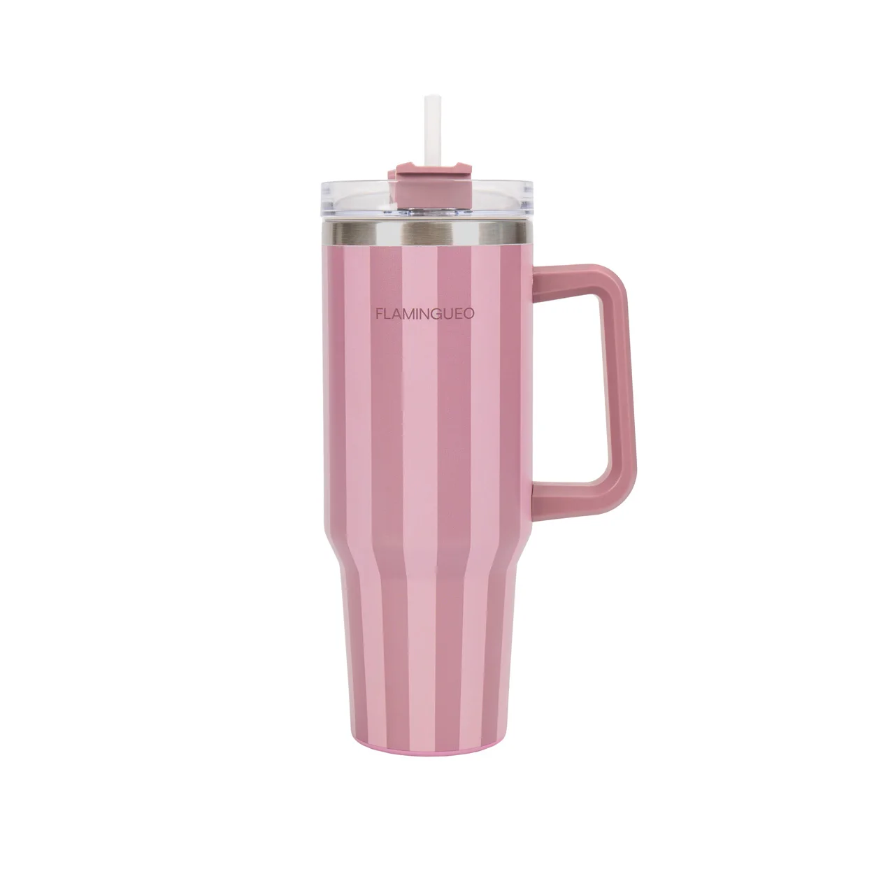 Flamingueo thermal glass - stainless steel thermos cup thermos coffee to carry hot and cold drinks 24h and cold drinks 10h thermal bottle 1.18 liters