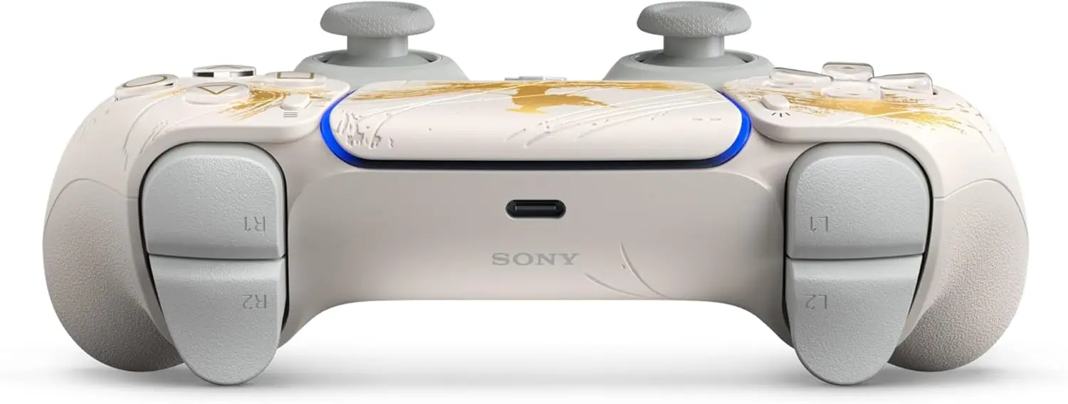 Sony PlayStation 5 Slim Edizione Limitata GOLD Console 1TB con Controller DualSense - SSD ad alta velocità, Gaming 4K a 120fps, include codice download di Ghost of Yōtei e feedback haptico avanzato per un'esperienza di gioco immersiva. - immagine 7
