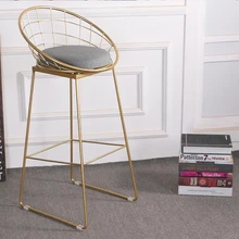 Нордический кованый барный табурет креативный барный табурет домашний табурет высокий табурет магазин одежды стул Ресторан барная спинка высокий стул