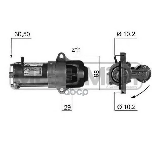Стартер Ford Mondeo Iii 1,8, 2,0 16v 11, 00-08, 07 12v 1,4 Kw Era арт. 220367