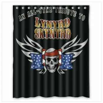 

Iynyrd skynyrd skull shower curtain