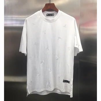 

2020ss 1:1 Version Mastermind Japan T Shirt Men Women Full Logo Embroidery MMJ Solid T-shirts Men Cotton Tops Tees