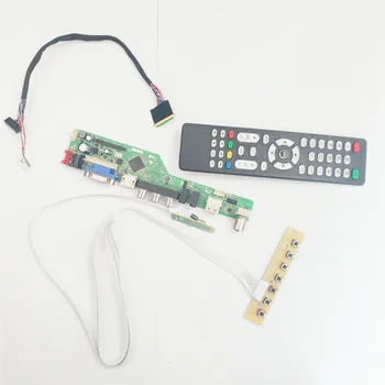 

For M140NWR2 R0 R1 R2 WLED LVDS 40Pin 1366*768 14" T.V53 display controller drive card HDMI VGA USB AV RF laptop panel DIY kit
