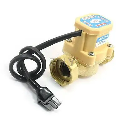 

3/4PT M/F Thread Brass Water Flow Sensor Switch Flowmeter 0.75-5L/Min 120W