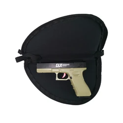 Bolsa táctica para pistola de mano, funda de almacenamiento portátil negra para pistola, alfombra Airsoft del ejército, para Glock Colt 1911 P226