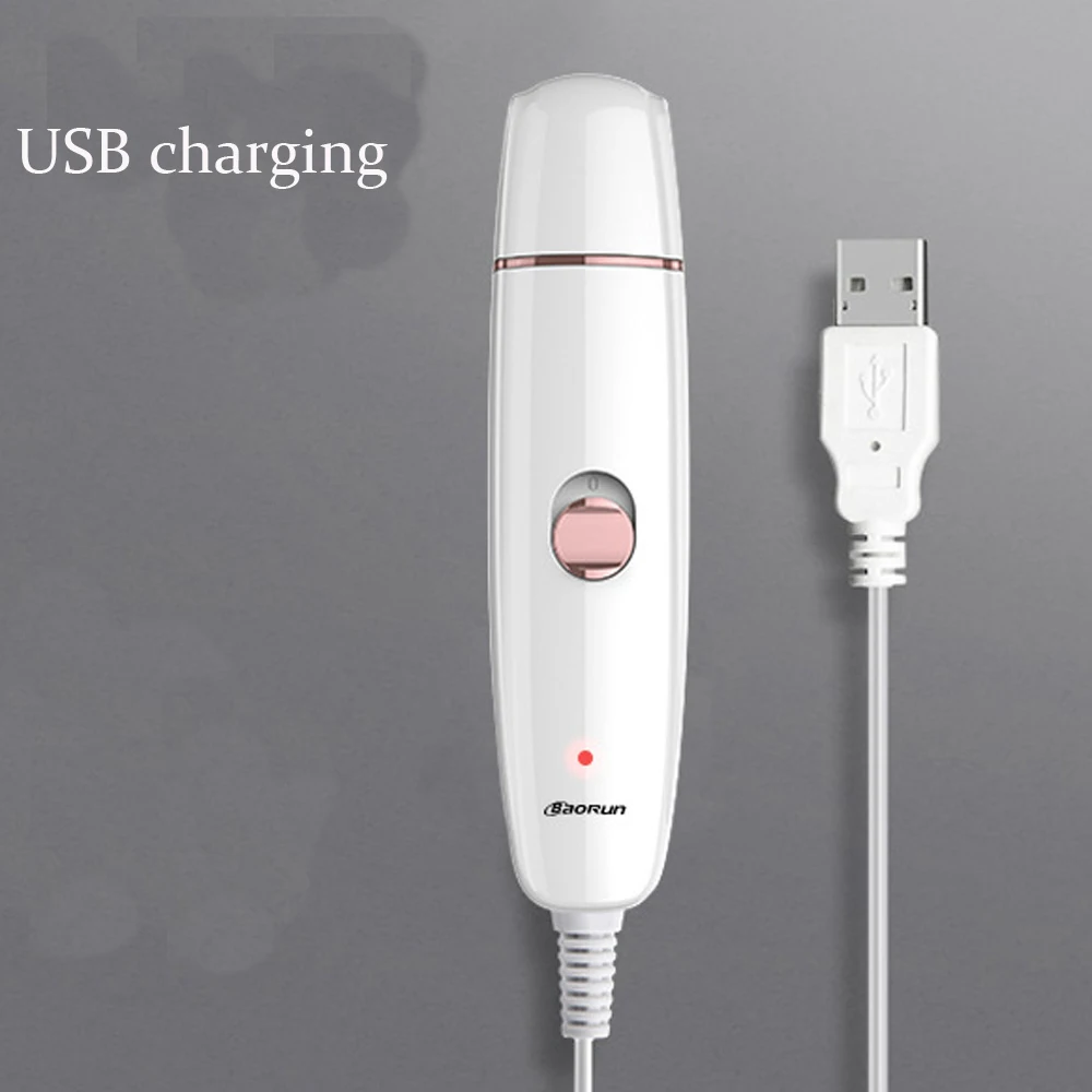USB машинки для стрижки домашних животных аккумуляторные Baorun Машинка для ухода за домашними животными машинка для стрижки кошачьей и собачьей шерсти триммер для шлифования ногтей с триммером для волос