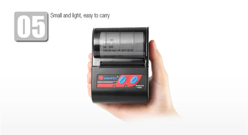 05 MTP 2 Bluetooth Mini wireless thermal printer portable printer (1)