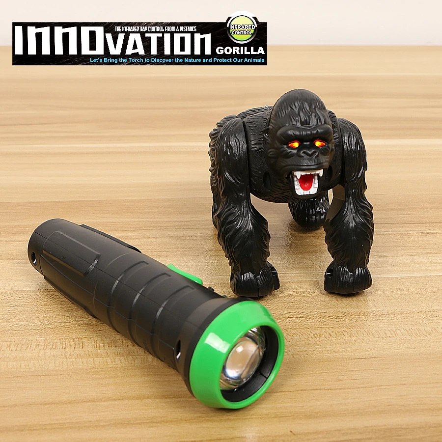 Инновации RC Горилла инфракрасный пульт дистанционного управления RC орангутанг животное, электронная игрушка со светом и звуком детские подарки