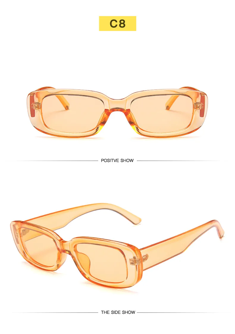Women's UV 400 Rectangle Shaped Sunglasses