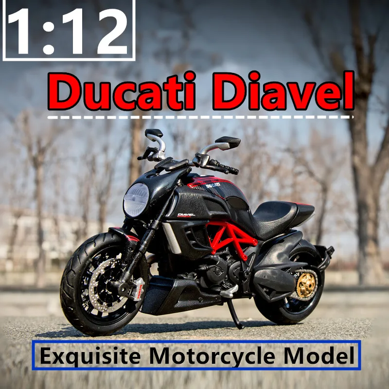

Maisto 1:12 Ducati the Great Devil original authorized simulation alloy motorcycle model toy car Collecting