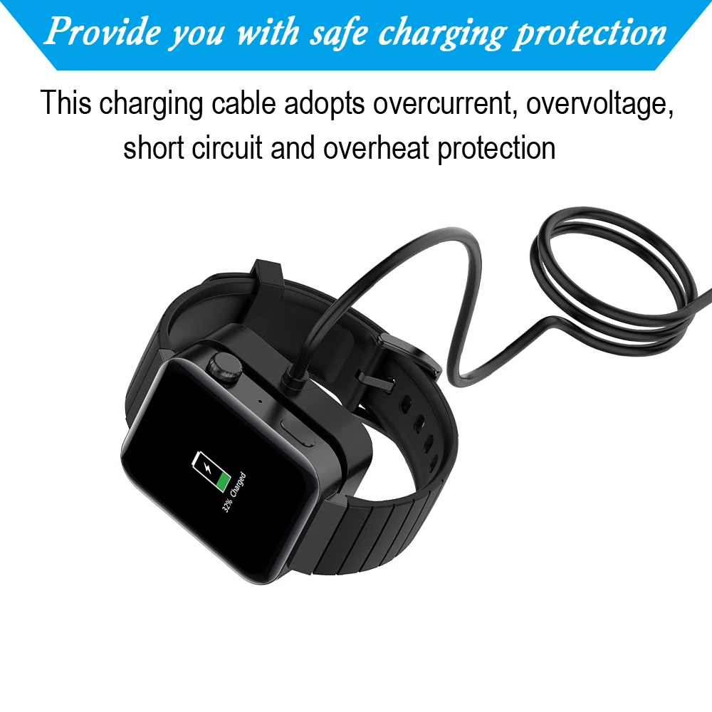 USB Charging Dock Portable Power Cable For Xiaomi Mi Watch Charger Cable Adapter Safety fast Smart Watch Accessories