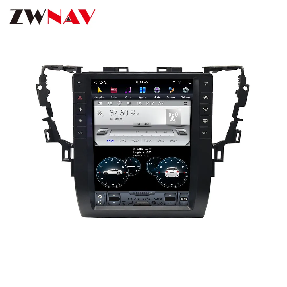 Best Android 9.0 Car GPS Navigation For Toyota Alphard 2015-19 head unit multimedia autoradio tape recorder no DVD player Tesla style 14