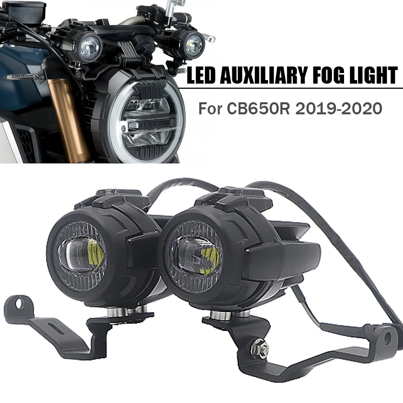 

For Honda CB650R CB650 R CB 650R CB 650 R cb650r 2019 2020 Motorcycle Light LED Driving Headlight Fog Light Auxiliary Lamp