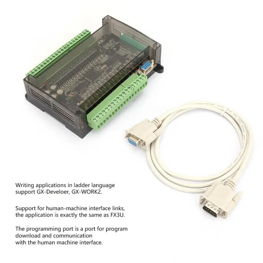 Промышленная плата управления 24V 32MT PLC Контролер 8 каналов 100k импульсный 32 бит MCU 16