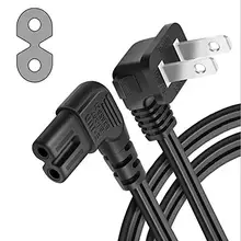 Универсальный 2 зубец угол шнур питания 6 футов NEMA 1-15P к IEC320 C7 Рисунок 8 Разъем AC ПИТАНИЕ кабель провода для Smart Monitor