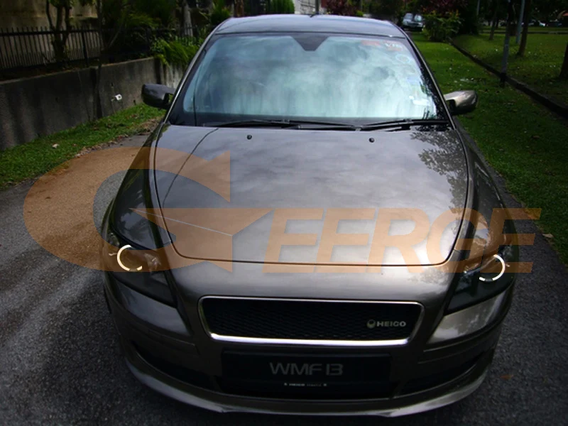 Для Volvo S40 II V50 2004 2005 2006 2007 предлицевая сторона отличный ультра яркий CCFL ангельские