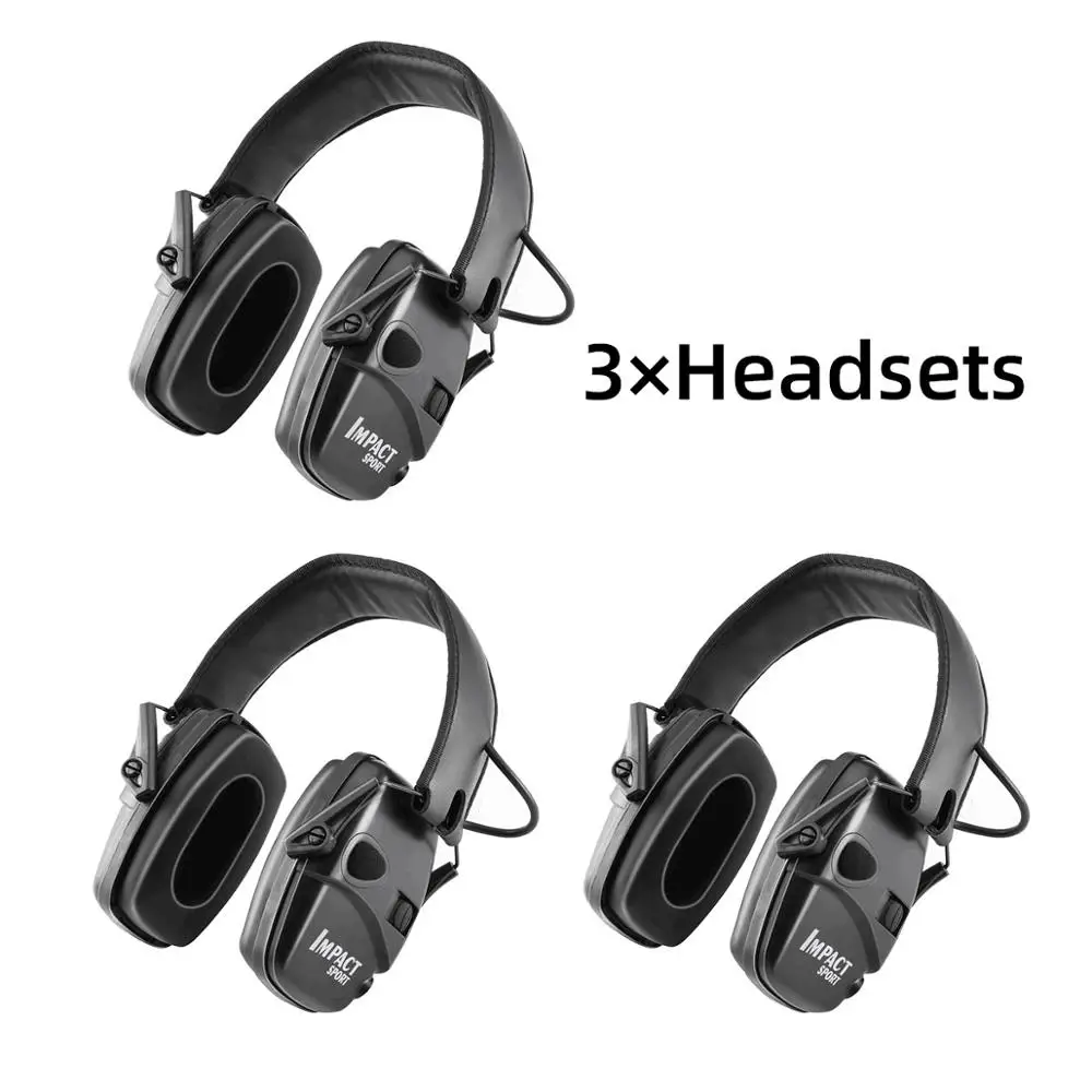 

Electronic Shooting Earmuff Outdoor Anti-noise Headset Impac Sound Amplification Hearing Protective Tactical Hunting Headset