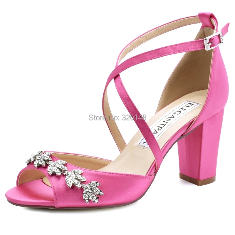 ladies hot pink sandals