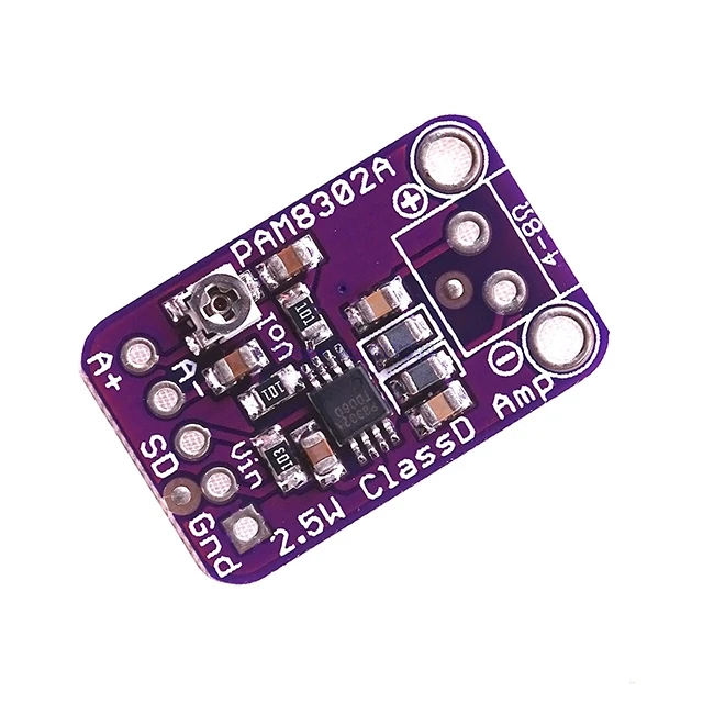 A5 -- CJMCU-832 PAM8302 2 5 W одноканальный модуль усилителя мощности звука класса D PAM8302A |