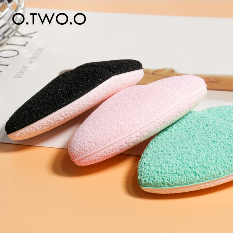 O.TWO.O, 1 шт., КАПЛЕВИДНАЯ губка, моющаяся пуховка, волшебная, ленивая, очищающая пудра, пуховка, практичная, для снятия макияжа, пуховка