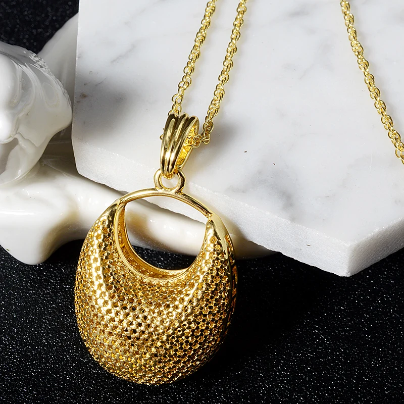 Sunny Jewelry Fashion Jewelry Sets For Women Earrings Pendant Hollow 2021 Hoop Earrings Jewelry Sets For Wedding Party Gifts