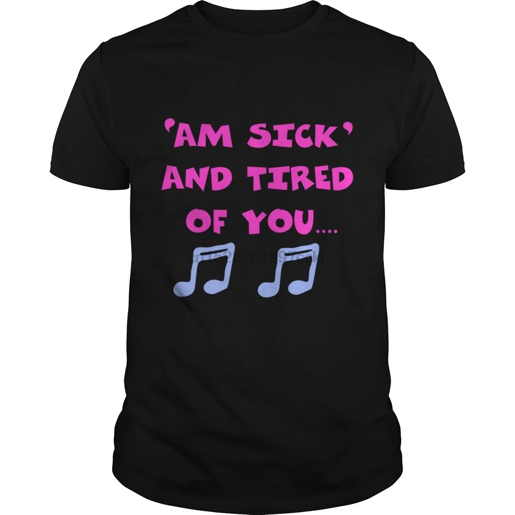 Мужская футболка Am Sick and tired of you-men s Premium T-Shirt (1) крутая с принтом Футболки | одежда