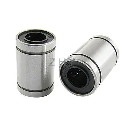 

2 Pcs LM10 Carbon Steel Linear Motion Ball Bearings