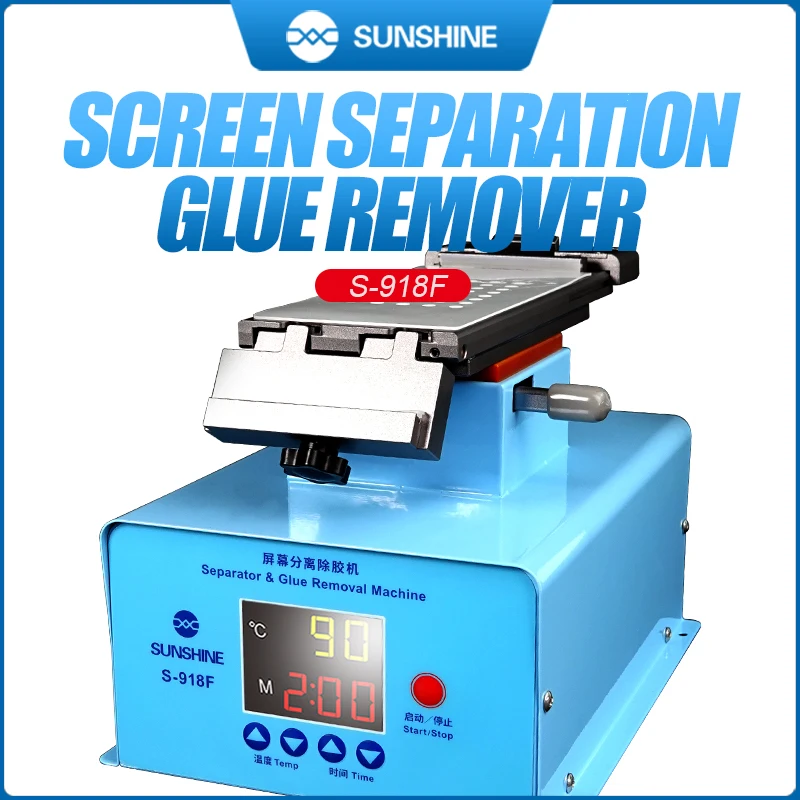 SUNSHINE Newest S-918F LCD Screen Separation Glue Remover 360 Rotating Platform Separator Magnetic Buckle LCD Repair Machine 1