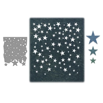 

Falling Stars Metal Cutting Star Dies for DIY Scrapbook Cutting Die Paper Cards Embossed Decorative Craft Die Cut 2020 New