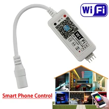 Mini WiFi Controller DC5-28V for RGB  5050 LED Strip Light Alexa Google Home