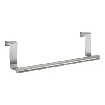 

Home Stainless Steel Towel Paper Holder Hook Type Hang On Cupboard Door Back Towel Holder Kitchen Accessories