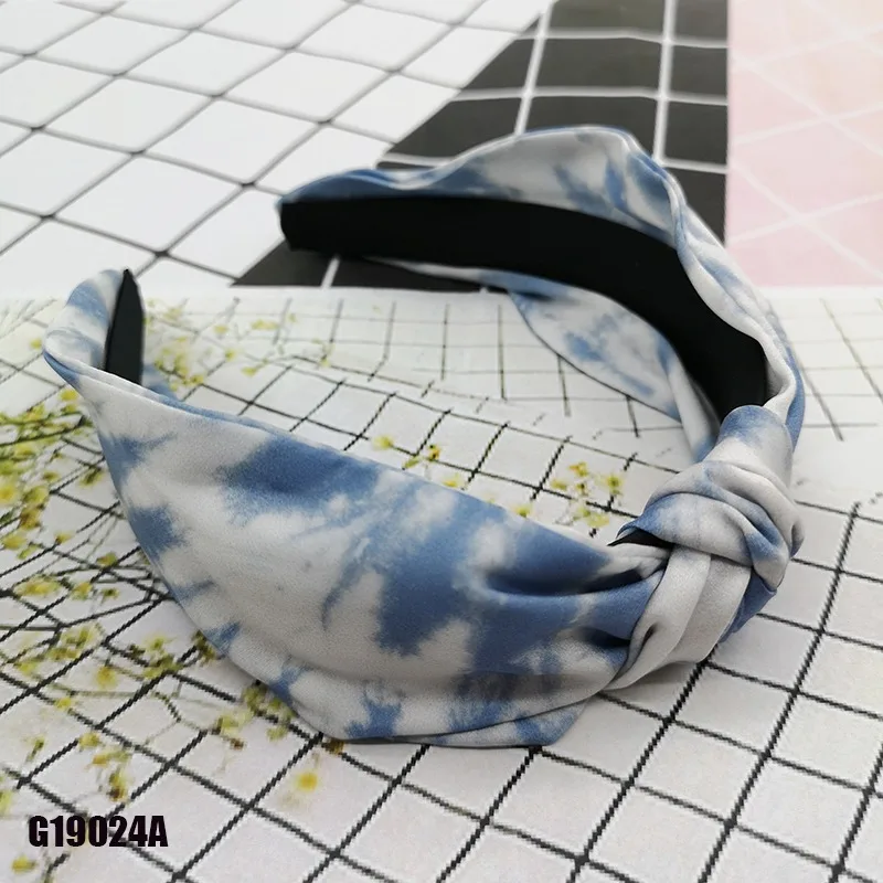 20 шт./лот,, Корейская повязка на голову с ленточным узлом, повязка на голову с бантом для женщин, ободок, мода, подарок на год, аксессуары для девочек hari - Цвет: Слоновая кость