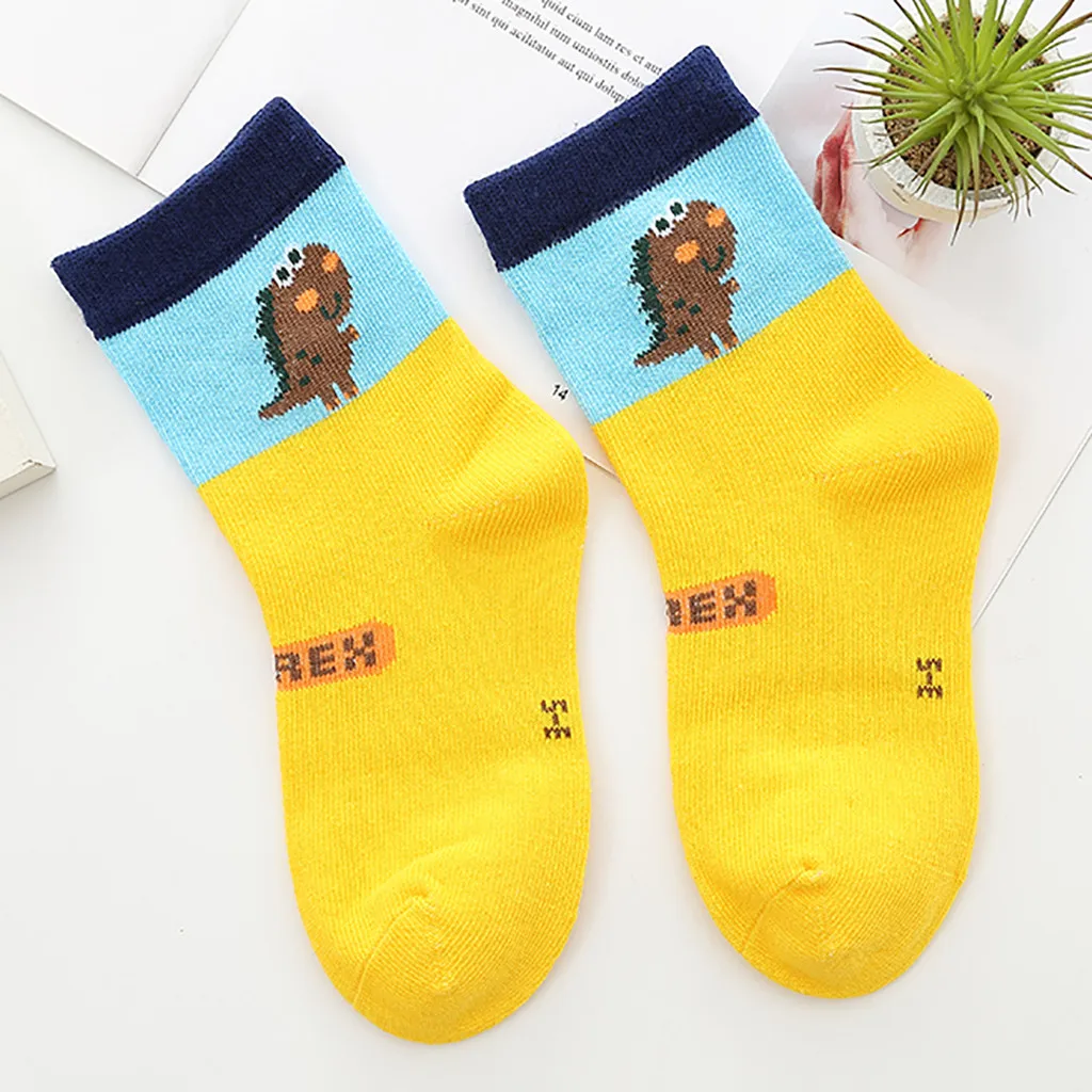 Детские носки для мальчиков, 5 пар хлопковые детские носки средней длины дышащие теплые носки Skarpetki/Прямая поставка, носки для малышей