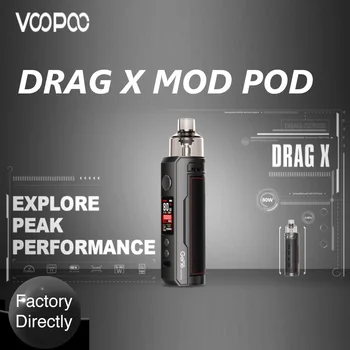 

Pre-order New VOOPOO Drag X Mod Pod Vape Kit with TFT Color Screen & GENE.TT chip E-Cigarette Vaporizer Vs Vinci X / Aegis Boost