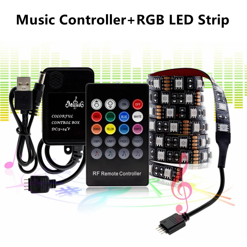USB Светодиодные ленты 5V SMD5050 изменяемый RGB светодиодный ТВ фон светильник ing 50 см 1 м 2 м 3 м 4 м 5 м набор «сделай сам» гибкий светодиодный светильник