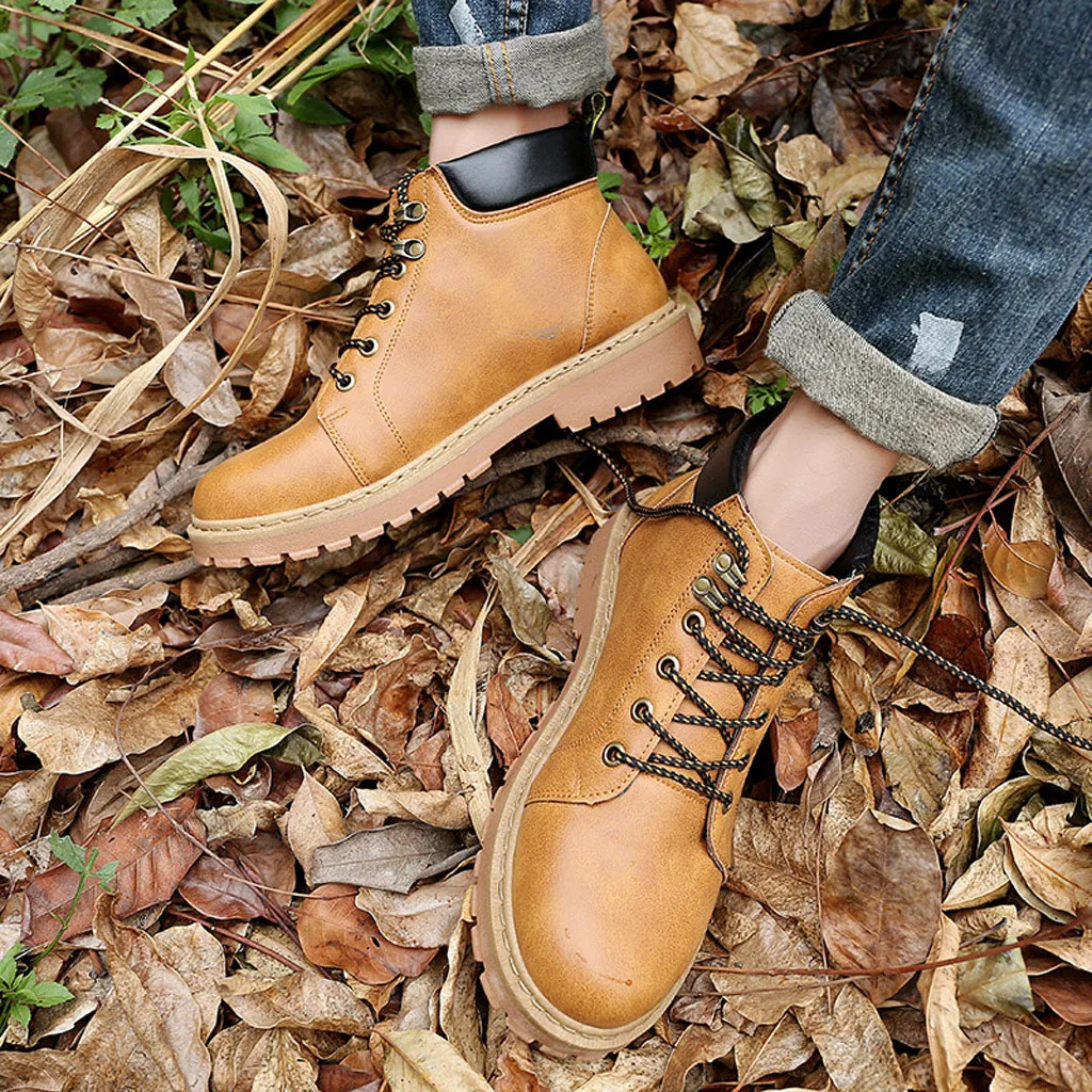 Британский стиль; ботинки «Челси» с перфорацией типа «броги»; Мужская обувь; ботильоны; Мужская обувь; ботинки «Челси» для мужчин; зимняя обувь на шнуровке