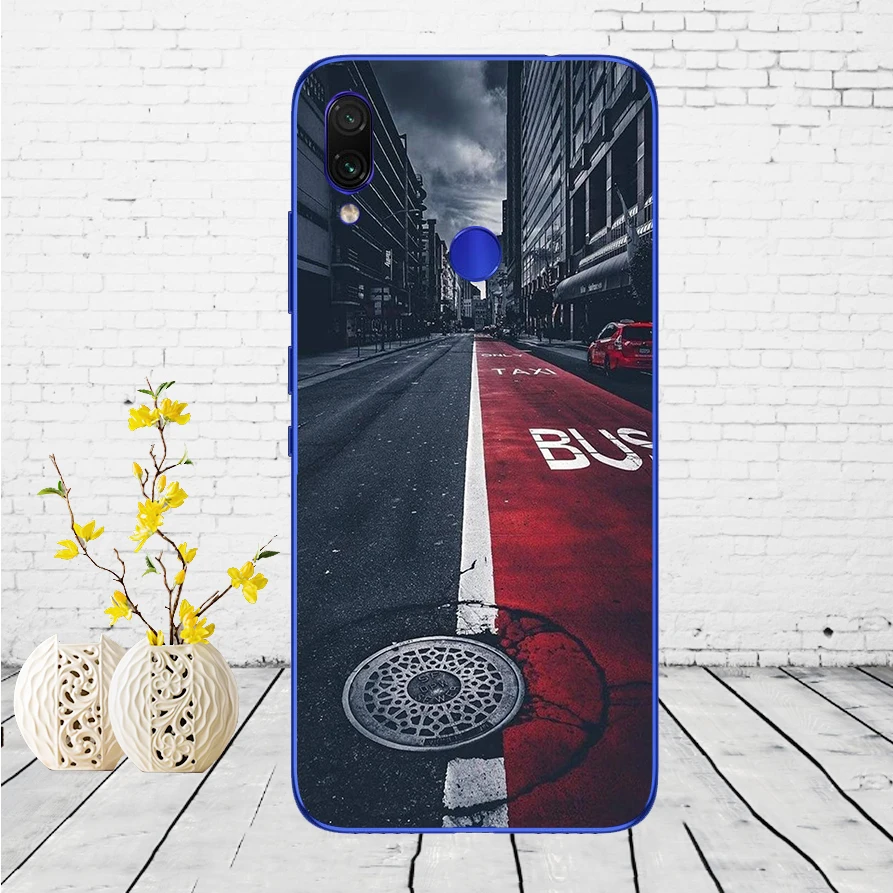Чехол для Xiaomi Redmi Note 7, силиконовый чехол для Xiaomi Redmi Note 7, задняя крышка, чехол для Redmi Note 7, чехол для телефона - Цвет: F18