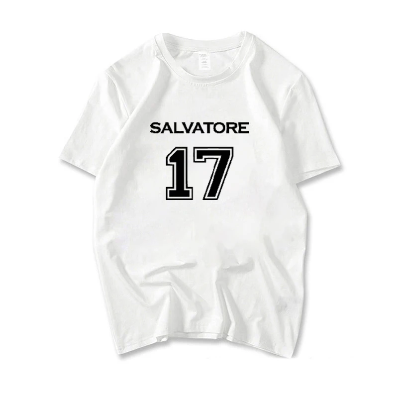 Girls T-shirt 3 Футболка с принтом «Дневники вампира» Женская Повседневная футболка с коротким рукавом летняя Модная хлопковая футболка унисекс с коротким рукавом - Цвет: Girls T-shirt 3