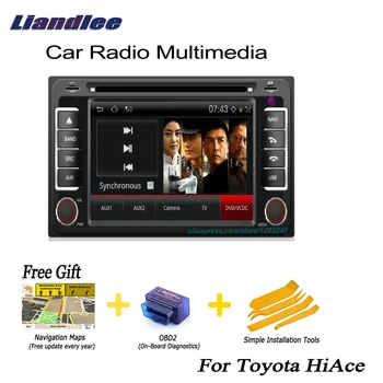 

Liandlee For Toyota HiAce 2004~2013 2 Din Car Android GPS Navi Navigation Maps Radio CD Audio Video DVD Player Stereo OBD2 TV