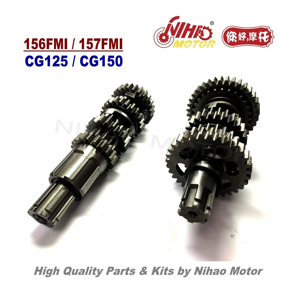 L3 53 CG150 Mainshaft столешница в сборе JIALING 70 деталей 162FMJ двигатель Cub запасные C70 Nihao двигатель