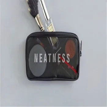 

2019 Nylon Lady's Make-up Bag Travel Cosmetic Tools Bag Wash Supplies And Underwear Organizer Transparent Beauty Bag Kit