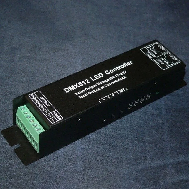 Dmx 512 декодер драйвер Dmx512 Rgbw контроллер для светодиодный светильник 12 V 24 V| |