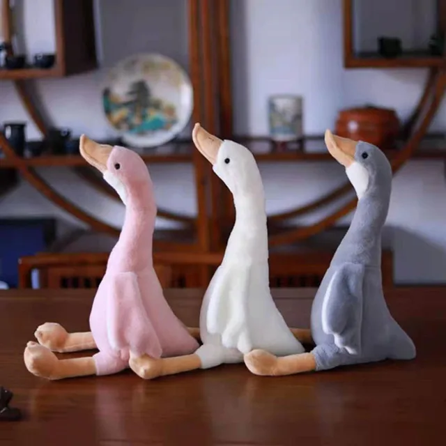 40CM Long Neck Goose Stuffed Plush Doll Cute Soft Stuffed Dolls Plushie Animals Toys for Kids Baby Children Birthday Gifts 1