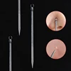 1PC 80mm Silver Blackhead Comedone Acne Pimple Blemish Extractor Remover Stainless Needles Remove Pore Cleaner Care Beauty Tools ► Photo 1/6