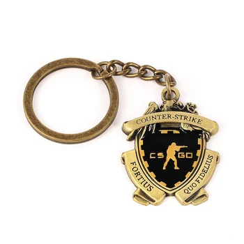 

Game CS GO Medal Keychain Metal Pendant Necklace Counter Strike Keyring Men Jewelry Fans Gift Souvenir Women Choker