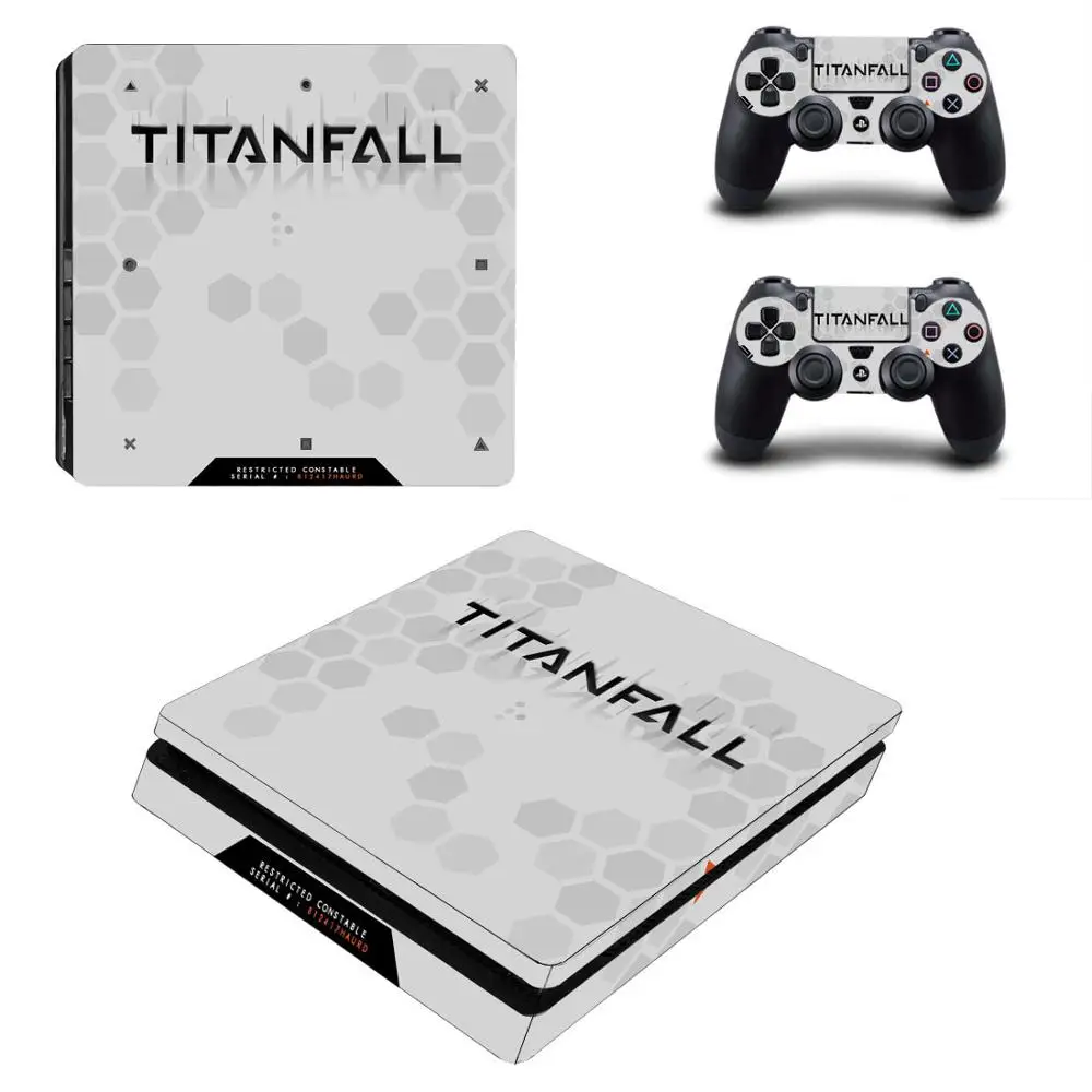 YSP4S-0887 Игра Titanfall PS4 Slim sticker s Play station 4 кожа Наклейка для playstation 4 PS4 Slim консоль и контроллер Скины Виниловые - Цвет: YSP4S-0887