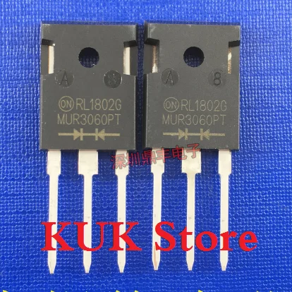 Оригинальный 100% новый MUR3060PT MUR3060PTG MUR3060 TO-247 10 шт./лот | Электроника