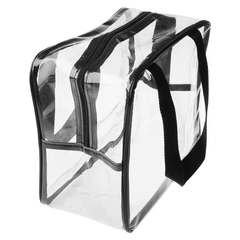 

PVC Clear Tote Portable See Through Gym/Cosmetic Toiletry Bag Travel Storage Bag M5TE