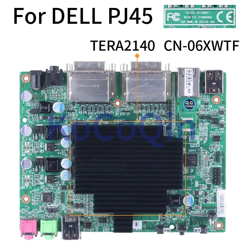 para Dell Pj45 Tera2140 Notebook Mainboard 06xwtf 512m Ram Ddr3 Computador Portátil Placa-mãe Placa-mãe para notebook - Imagem 2
